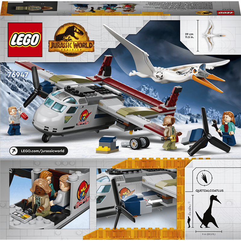 L’embuscade en avion du Quetzalcoatlus LEGO Jurassic World - Dès 7 ans