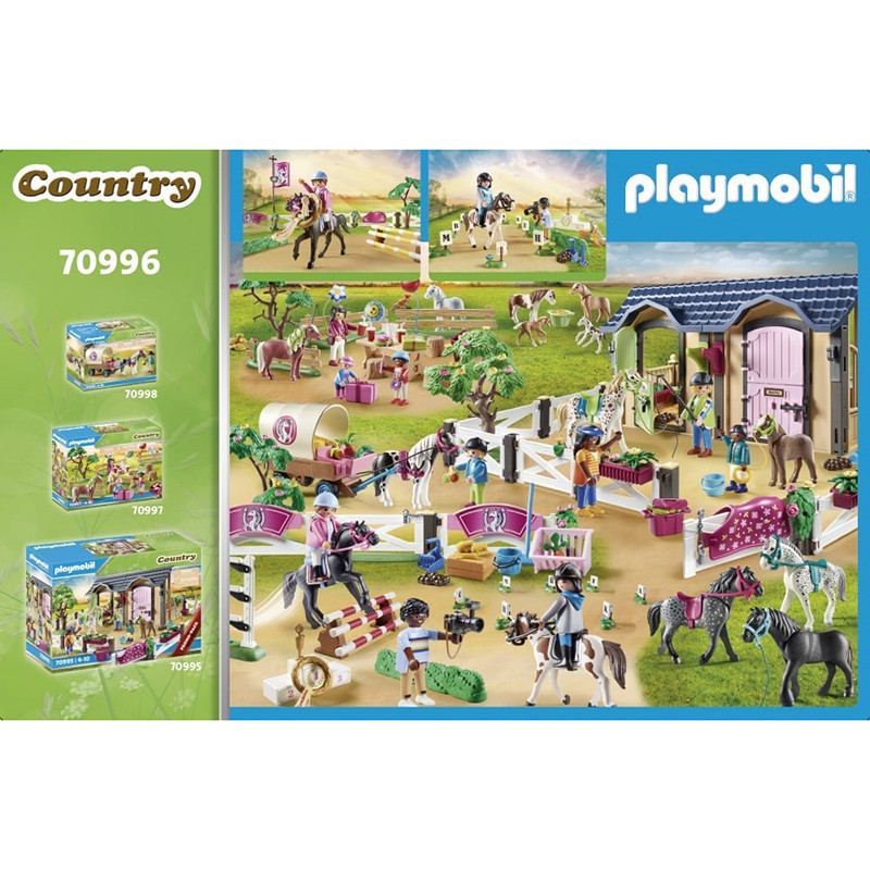 Parcours d'obstacles avec chevaux PLAYMOBIL Country - Dès 4 ans