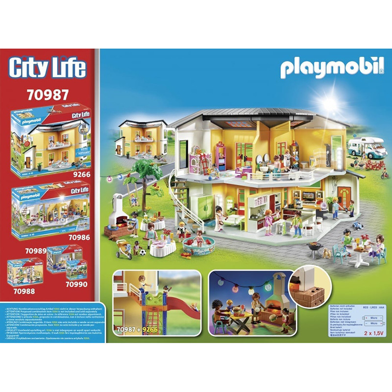 Espace Détente avec Piscine PLAYMOBIL City Life - Dès 4 ans