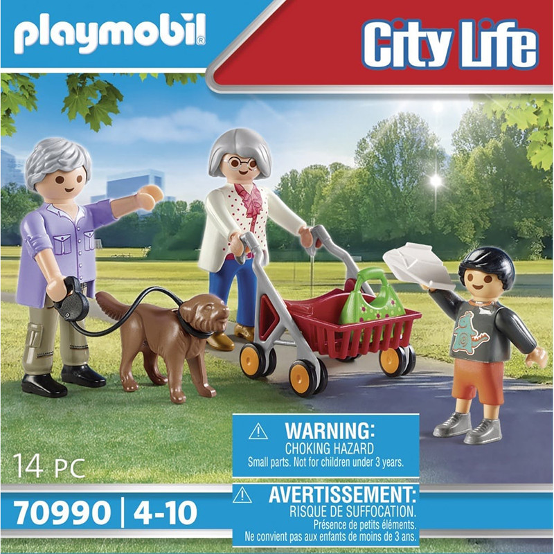 Grands-parents avec petits-fils PLAYMOBIL City Life - Dès 4 ans