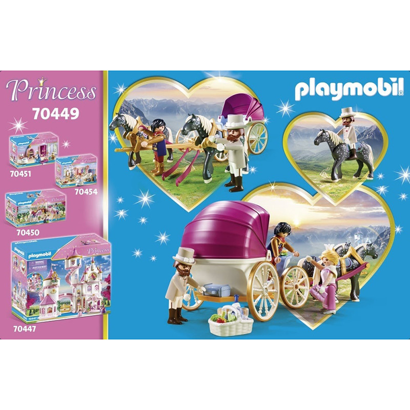 Calèche et Couple Royal PLAYMOBIL Princess - Dès 4 ans