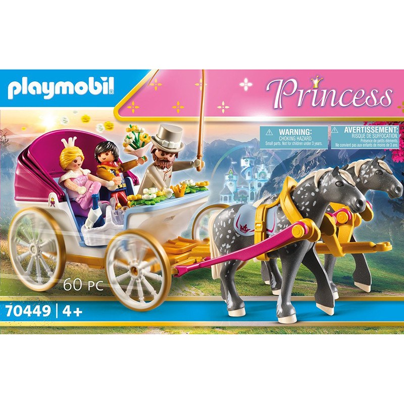 Calèche et Couple Royal PLAYMOBIL Princess - Dès 4 ans