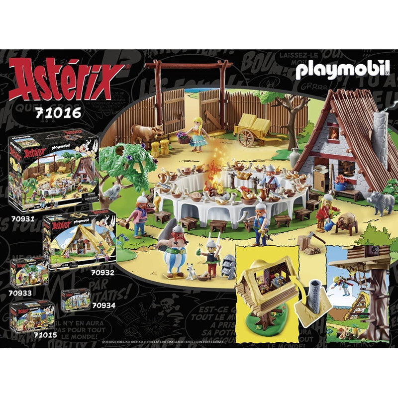 La hutte d'Assurancetourix Astérix et Obélix - PLAYMOBIL - Dès 5 ans