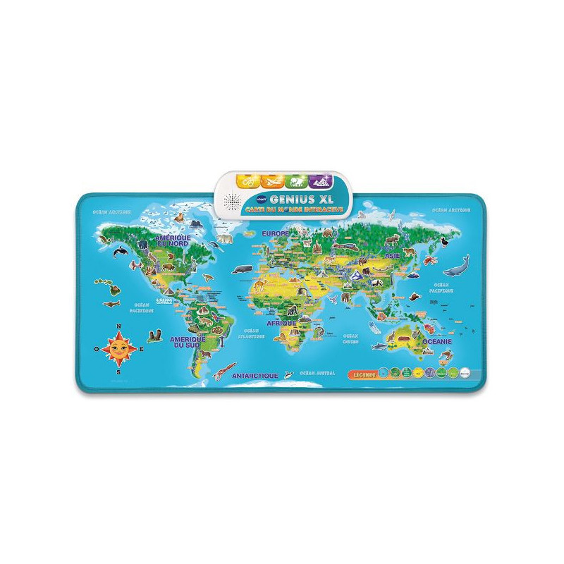 Carte du monde interactive Genius XL VTECH - Dès 6 ans