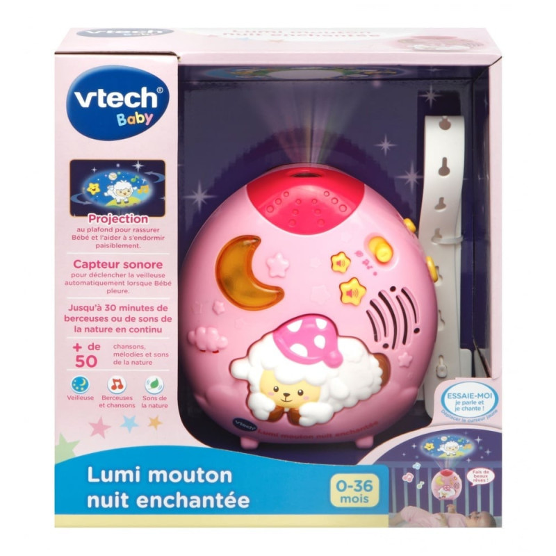 Lumi mouton nuit enchanté rose VTECH - Dès la naissance