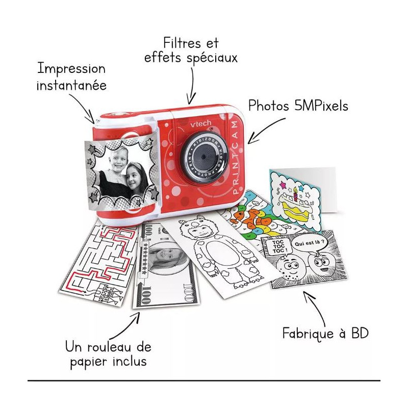 KidiZoom Print cam VTECH - Dès 5 ans