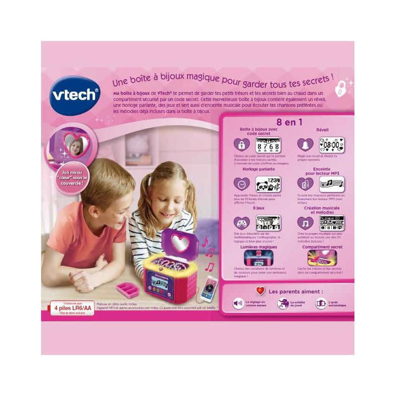 Ma boîte à bijoux KidiSecrets VTECH - Dès 4 ans