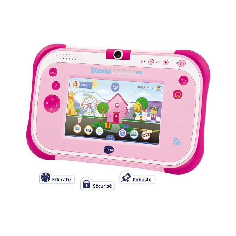 Tablette enfant Storio Max 2.0 Rose VTECH - Dès 3 ans