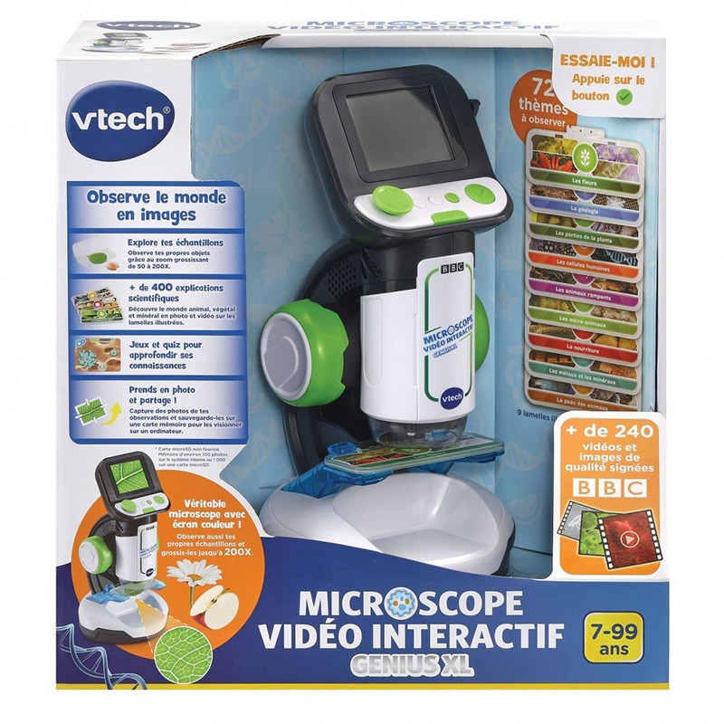 Microscope vidéo interactif Génius XL VTECH - Dès 7 ans