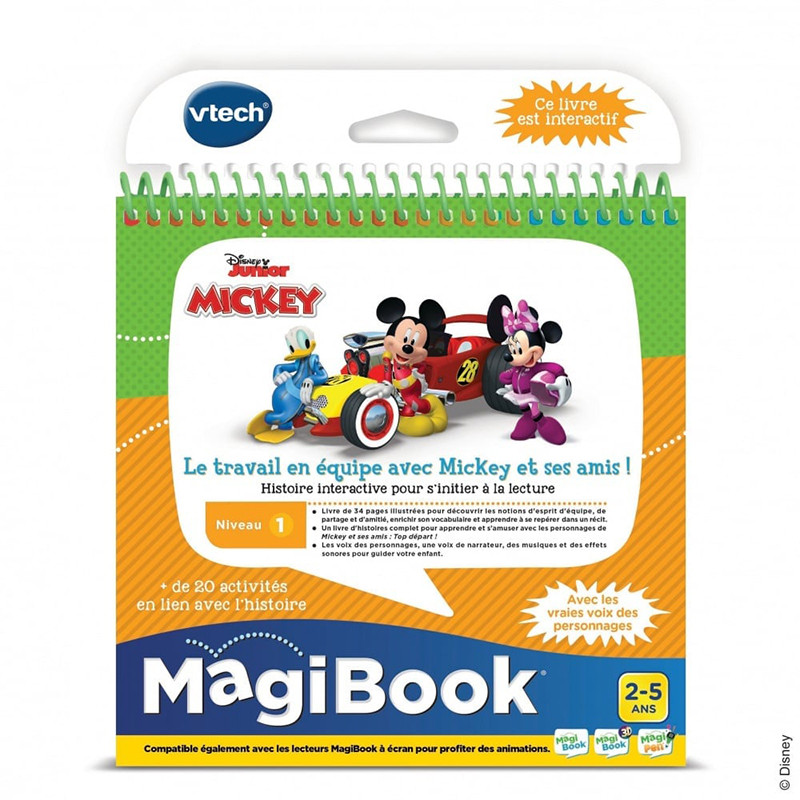 Livre interactif formes et couleurs - Livre Magibook - VTech