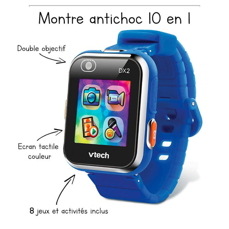 Kidizoom Smartwatch Connect DX2 bleu VTECH - Dès 5 ans