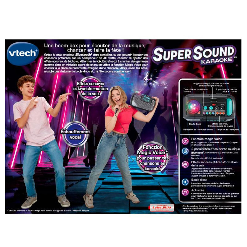 SuperSound Karaoke VTECH - Dès 5 ans 