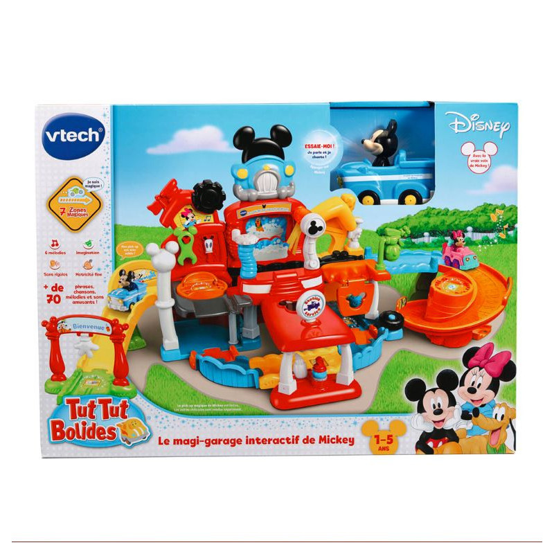 Tut Tut Bolides Le Magi-garage interactif de Mickey VTECH - Dès 1 an