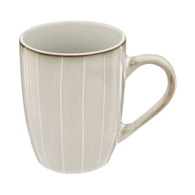 Mug Design Lison 33cl Naturel Beige - SECRET DE GOURMET