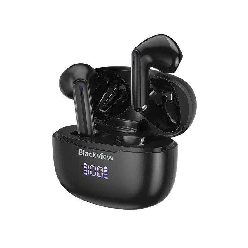 Écouteurs TWS Sans Fil AirBuds 7 IPX7 Minuit Noir - BLACKVIEW - CAS_BV_AIRBUDS_7