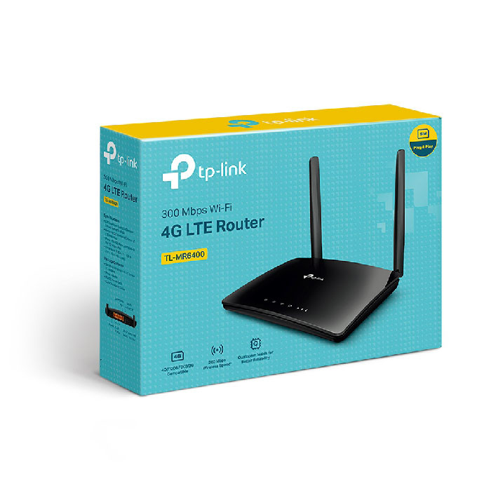 Routeur sans fil 4G/LTE WiFi N 300 Mbps - TP-LINK - TPLINK_MR6400 