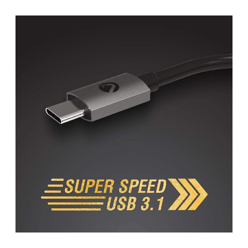 Convertisseur vidéo USB Type-C vers HDMI et VGA Gris - VOLKANO - VOL_VK_20043_CH