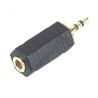 Adaptateur Jack 3.5 mm vers Jack 2.5 mm Noir - ADA_ALIM_CM_DUAL/B