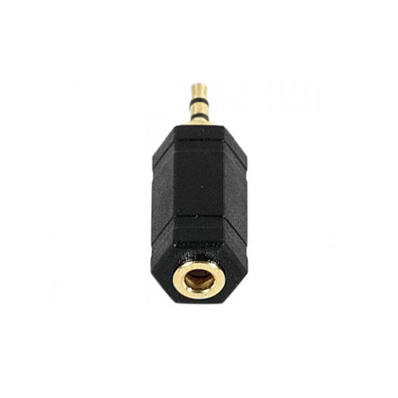 Adaptateur Jack 3.5 mm vers Jack 2.5 mm Noir - ADA_ALIM_CM_DUAL/B