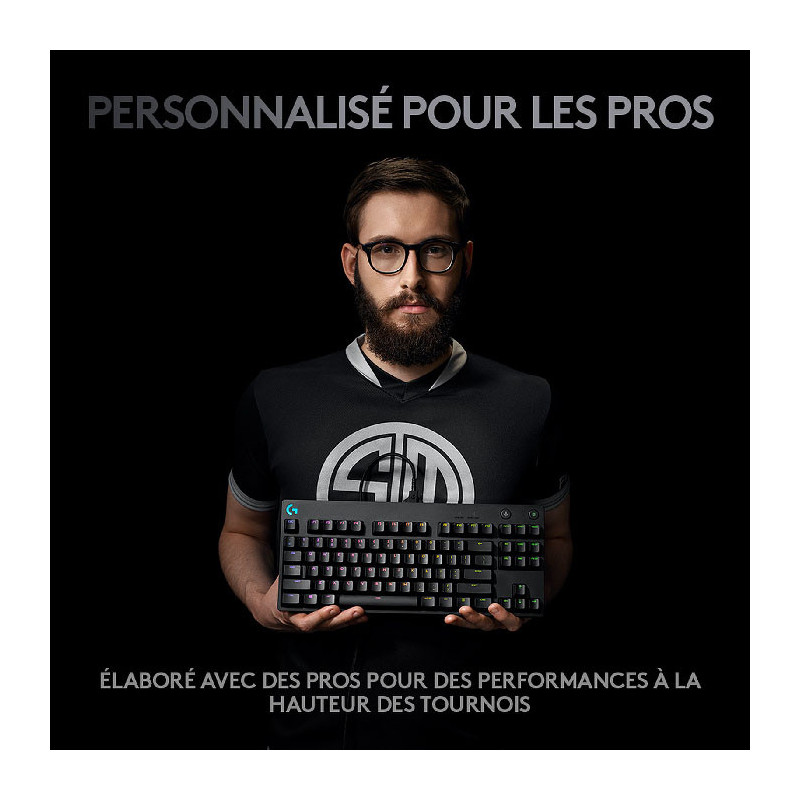 Clavier Gaming G Pro TKL RGB Noir - LOGITECH - CLA_LOG_G_PRO_TKL