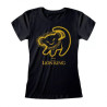 T-Shirt Girl Le Roi Lion Simba S Noir - HEROES - 80180020234