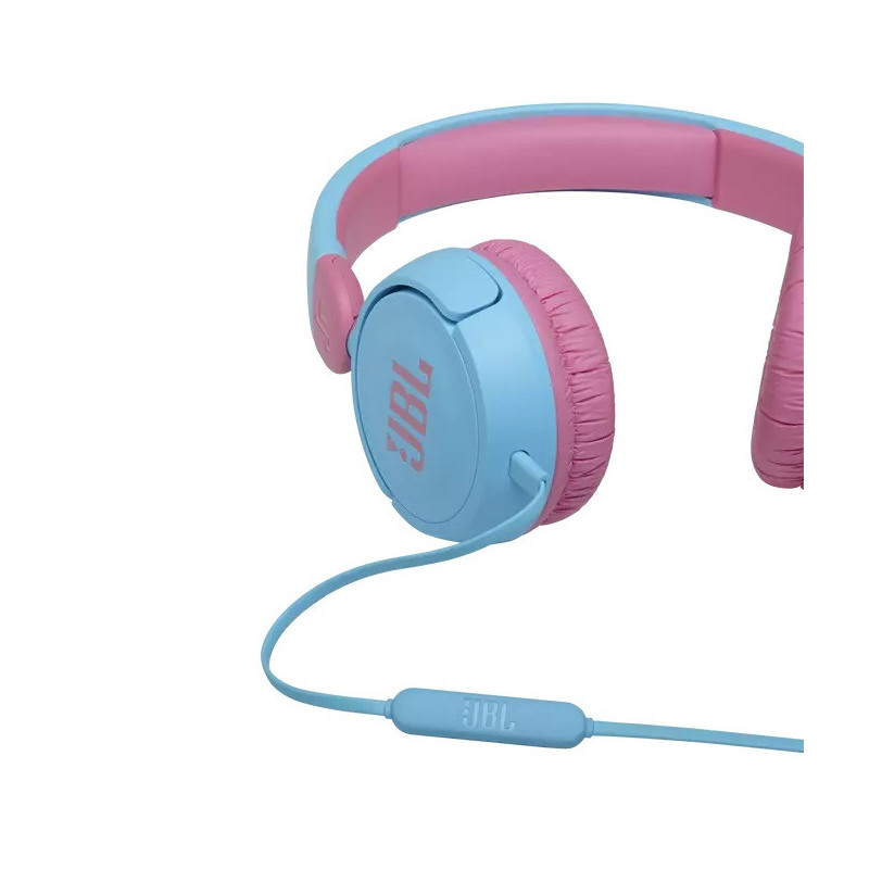 Casque Filaire pour Enfant Bleu/Rose - JBL - JBLJR310BLU