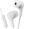 Ecouteurs intra-auriculaires Gumy Plus avec micro Blanc - JVC - HAFX7MWE