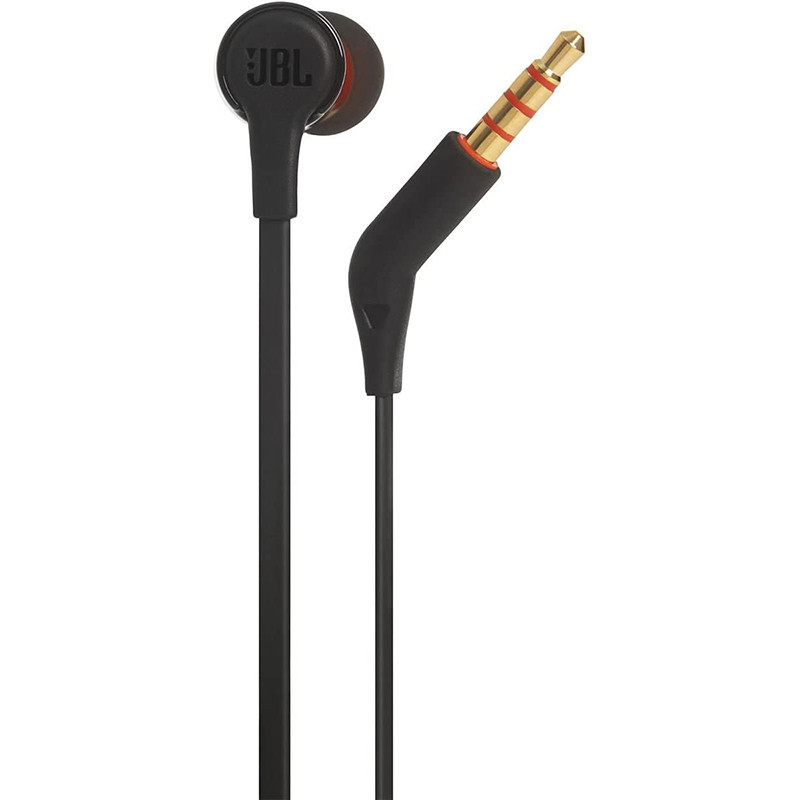 Ecouteurs filaire avec micro intra-auriculaire T210 Noir - JBL - JBLT210BLK