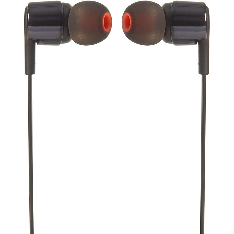 Ecouteurs filaire avec micro intra-auriculaire T210 Noir - JBL - JBLT210BLK