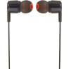 Ecouteurs filaire avec micro intra-auriculaire T210 Noir - JBL - JBLT210BLK