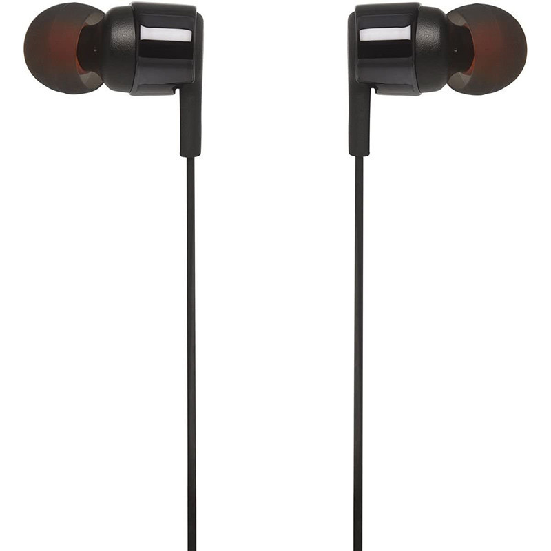 Ecouteurs filaire avec micro intra-auriculaire T210 Noir - JBL - JBLT210BLK