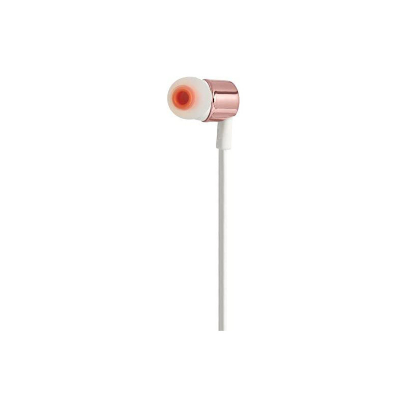 Ecouteurs filaire avec micro T210 Blanc/Rose doré - JBL - JBLT210RDG