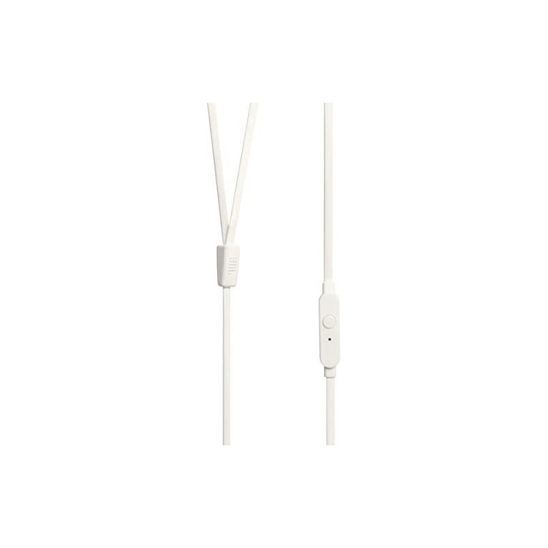 Ecouteurs filaire avec micro T210 Blanc/Rose doré - JBL - JBLT210RDG