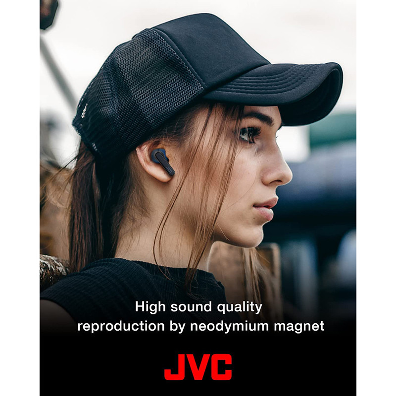 Ecouteurs sans fil Bluetooth True Wireless Noir - JVC - HAA9TBE