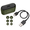 Ecouteurs sans fil Bluetooth True Wireless Vert - JVC - HAA9TGE