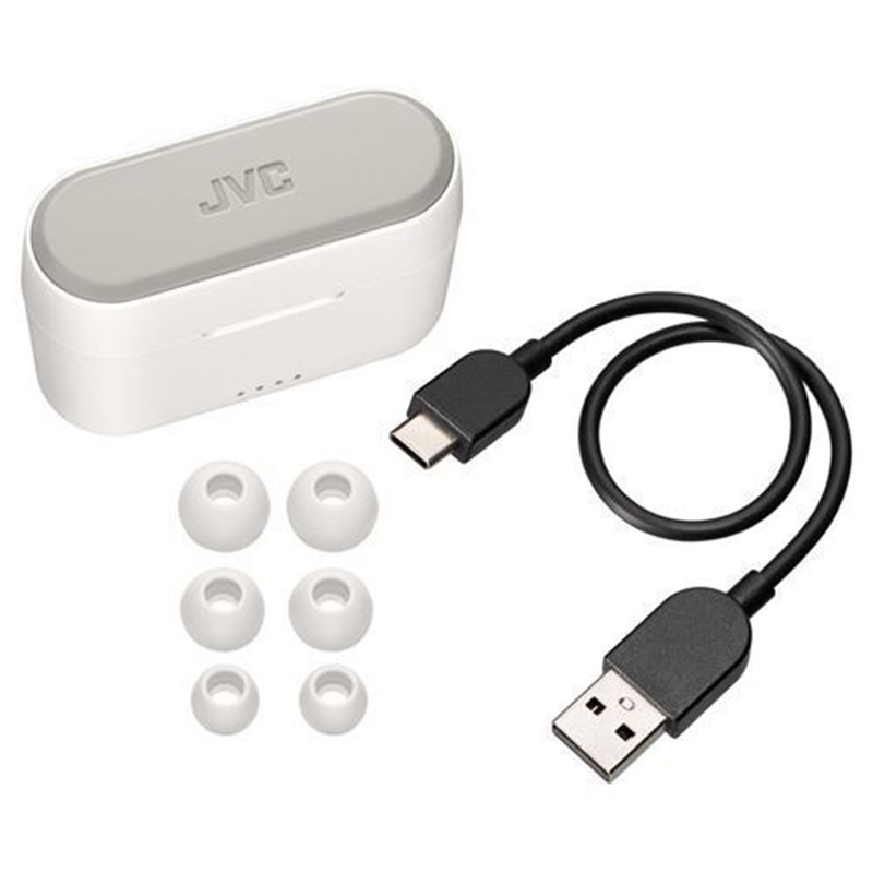 Ecouteurs sans fil Bluetooth True Wireless Blanc - JVC - HAA9TWE