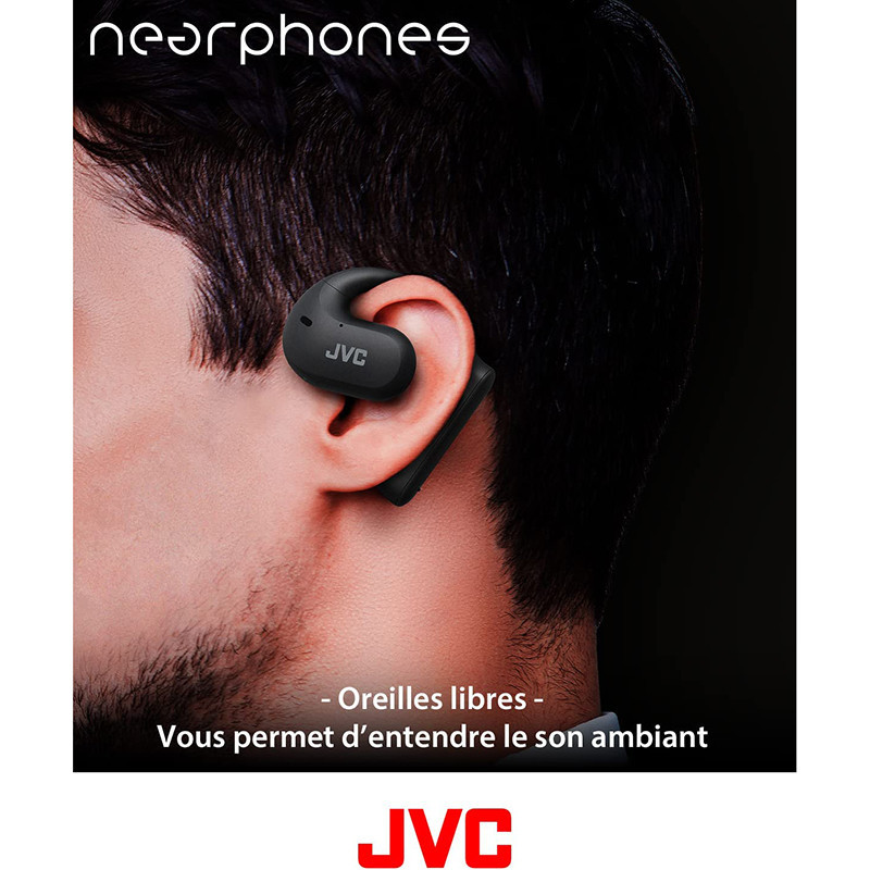 Écouteurs sans Fil Bluetooth Oreille Ouverte Stéréo Fermé Noir - JVC - HANP35TBU