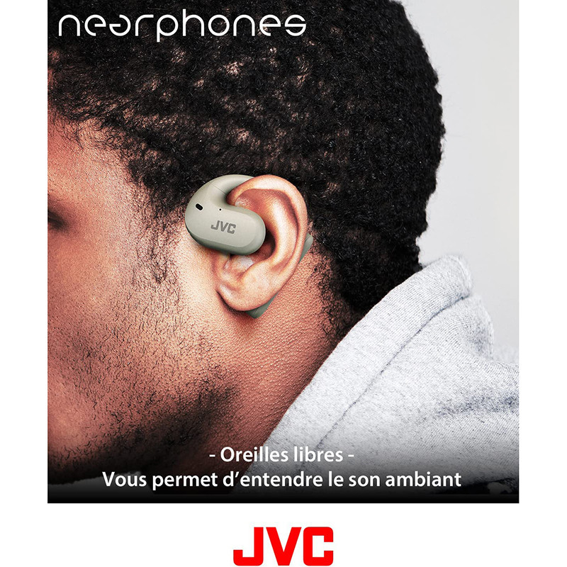 Écouteurs sans Fil Bluetooth Oreille Ouverte Stéréo Fermé Blanc - JVC - HANP35TWU