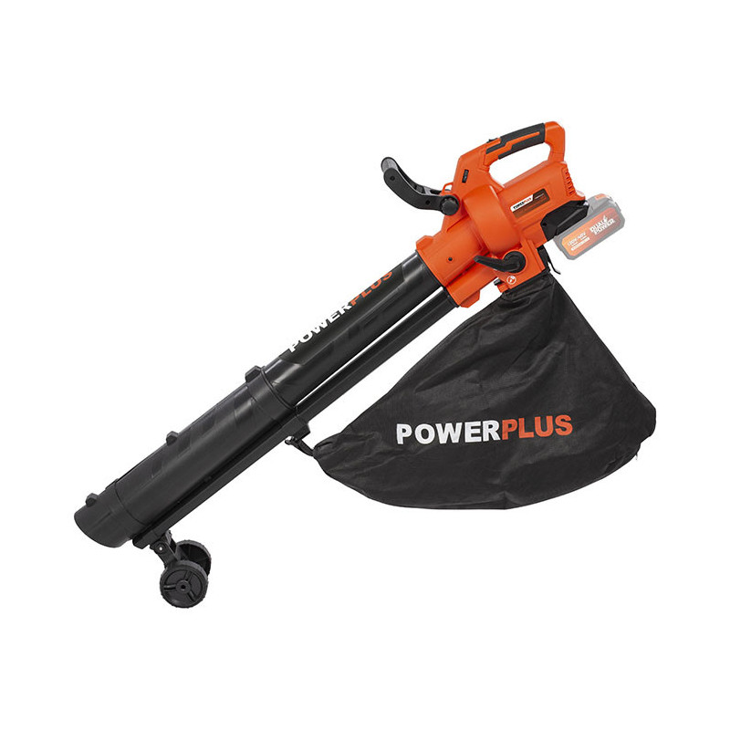 Aspirateur/Souffleur de Feuilles Dual Power Sans balais 40V - POWER PLUS