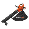 Aspirateur/Souffleur de Feuilles Dual Power Sans balais 40V - POWER PLUS