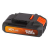 Taille-Haie Dual Power 20V 580mm + Batterie + Chargeur - POWER PLUS