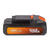 Taille-Haie Dual Power 20V 580mm + Batterie + Chargeur - POWER PLUS