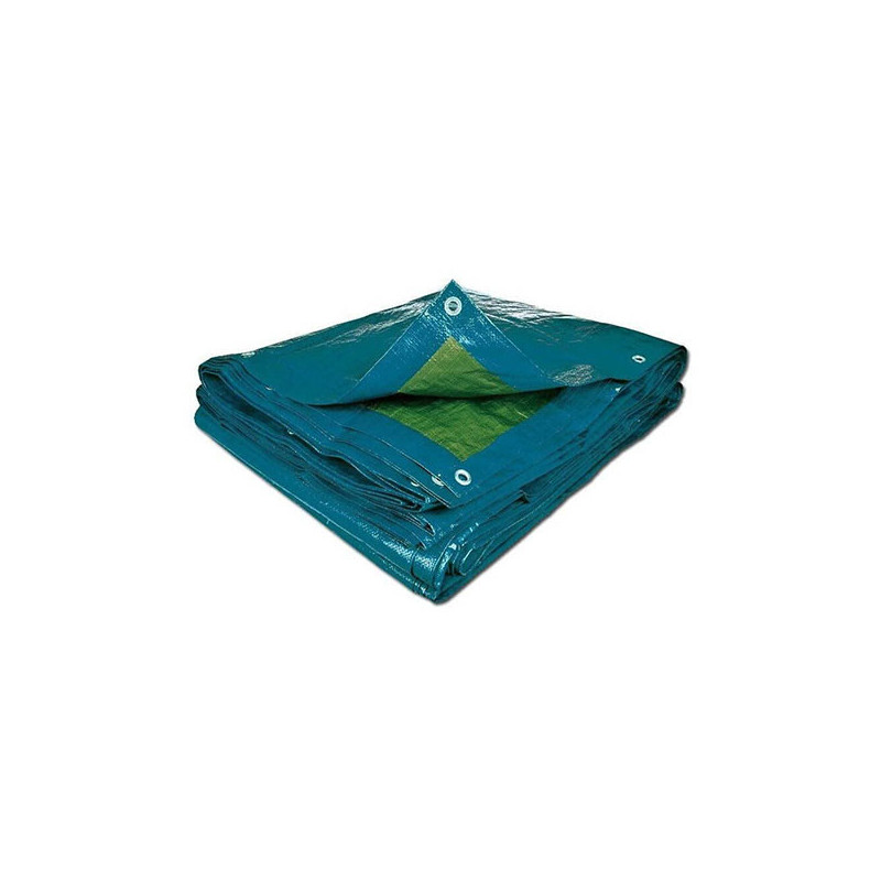 Bâche Multi Usages 6x10cm Bleu/Vert - TERRE JARDIN - 0067,