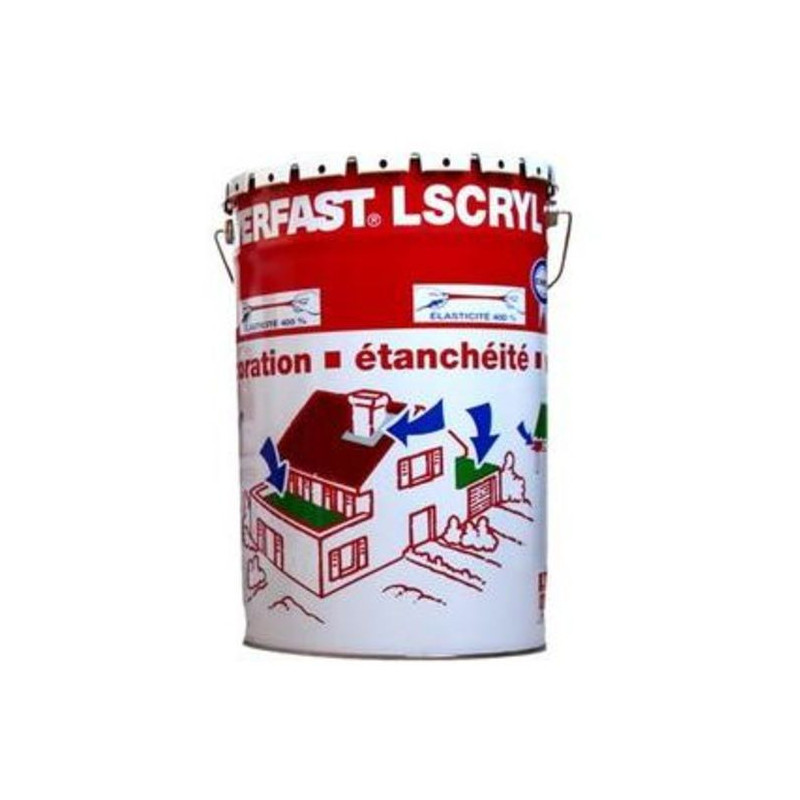 Revêtement Élastique d'Étanchéité Lscryl 2.5Kg Tuile - EVERFAST - 4720