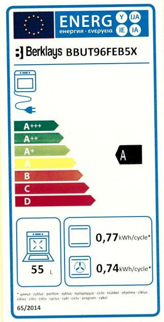 Cuisinières 5 feux gaz 90x60cm + four électrique noir - KRYSTER - K962FEKN3  