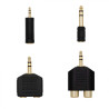 Kit d'adaptateurs audio Jack 3.5mm et 6.35mm - RADIOLA - IO4007