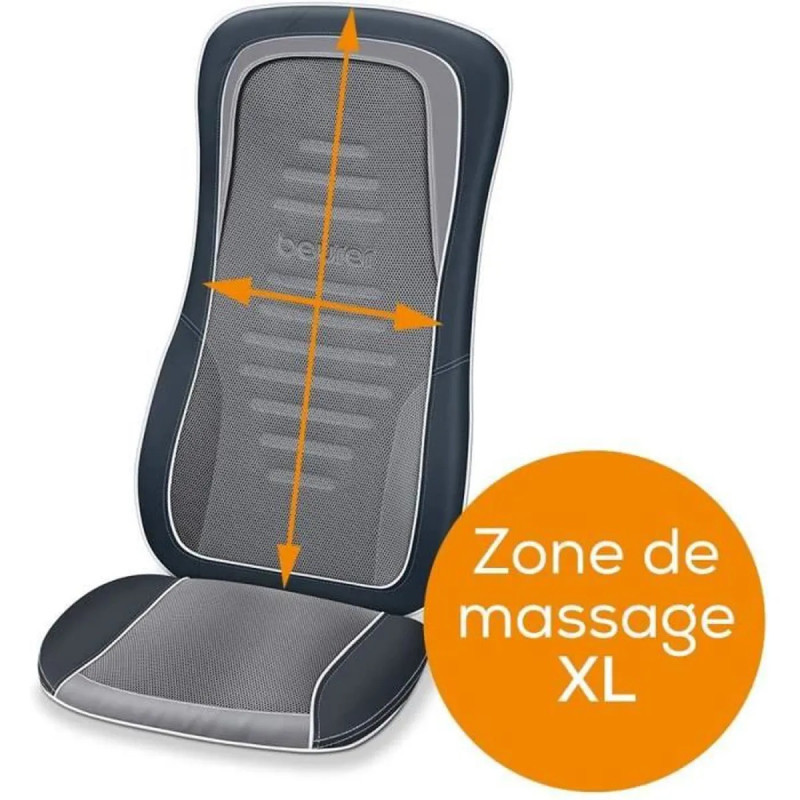 Siège massant shiatsu 3en1 Gris - BEURER - MG315