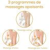 Siège massant shiatsu 3en1 Gris - BEURER - MG315