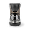 Machine à café 10 tasses 1.25L 750W Noir - NEDIS - KACM150EBK