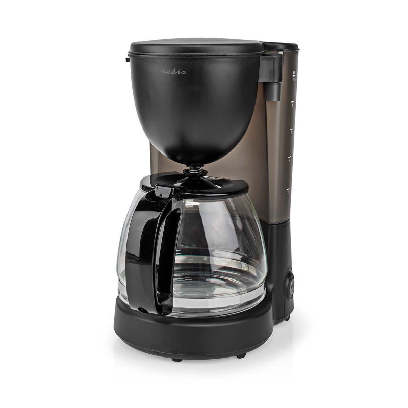 Machine à café 10 tasses 1.25L 750W Noir - NEDIS - KACM150EBK